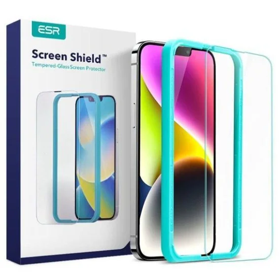 Screen Protector Iphone 14 Tempered Glass Edge To Edge Esr 2Pack